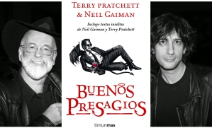 Buenos Presagios portada Neil gaiman Terry Pratchett